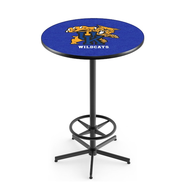 42" Black Kentucky "Wildcat" Pub Table